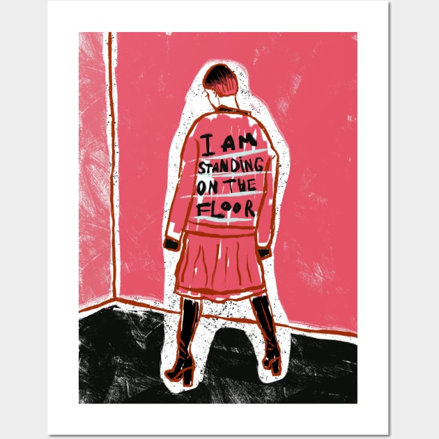 I am standing on the floor Wall Art by gnomeapple